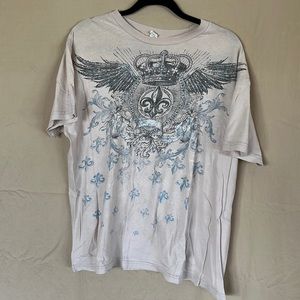 T-shirt with crown and fleur-de-lis, size XL